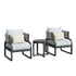 Jasper Solid Wood Club Chair Set