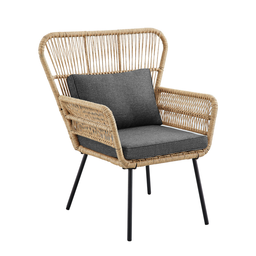 2-Person Wicker  Seating Set