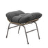 Outdoor Lounge Chair with Ottoman