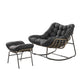 Outdoor Lounge Chair with Ottoman