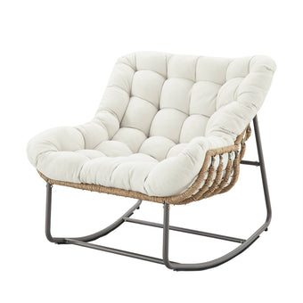 Outdoor Lounge Chair with Ottoman