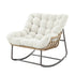 Outdoor Lounge Chair with Ottoman
