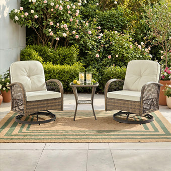 Leonie Swivel Chair Set