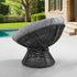 Plush Swivel Patio Chair