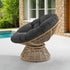 Plush Swivel Patio Chair