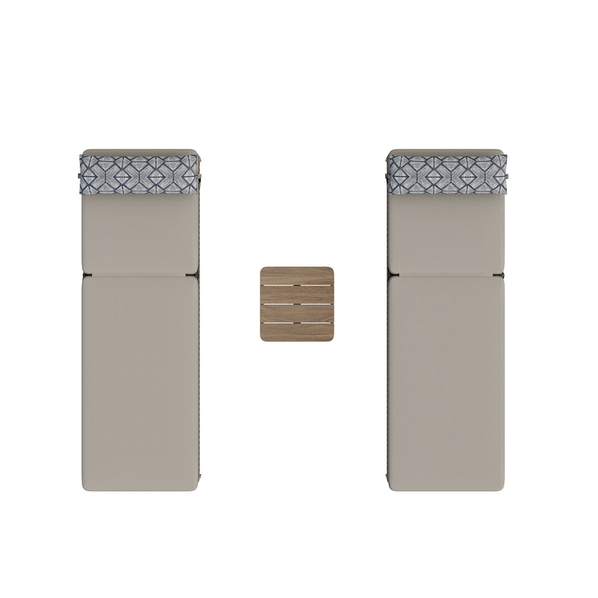 Canyon 3pc Lounger Set