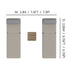 Canyon 3pc Lounger Set