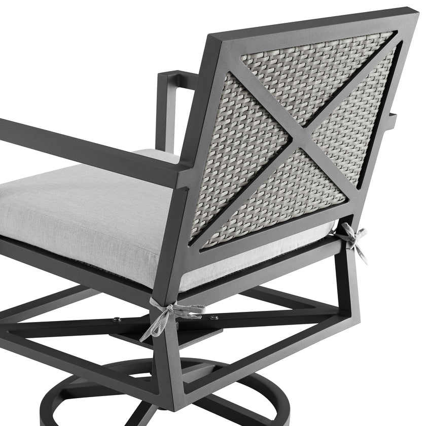 Chelsey 9pc Dining Set with Fire Table