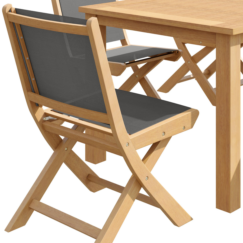 Teo Solid Wood Dining Set