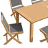 Teo Solid Wood Dining Set