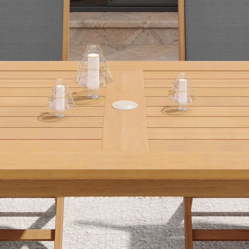 Teo Solid Wood Dining Set