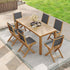 Teo Solid Wood Dining Set