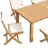 Teo Solid Wood Dining Set