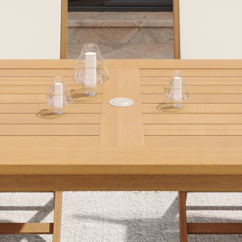 Teo Solid Wood Dining Set