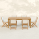 Teo Solid Wood Dining Set