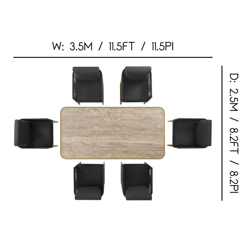 Atlas 7pc Dining Set