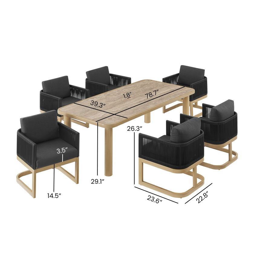 Atlas 7pc Dining Set