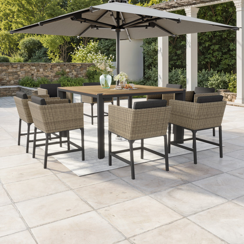 Aberdeen 9pc Bar-Height Dining Set