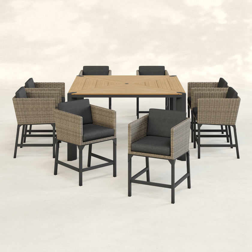 Aberdeen 9pc Bar-Height Dining Set