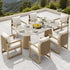 Sicily 7pc Outdoor Patio Dining Set