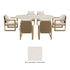 Sicily 7pc Outdoor Patio Dining Set