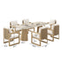 Sicily 7pc Outdoor Patio Dining Set