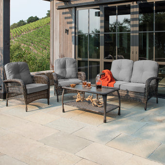 Sienna Wicker Conversation Seating