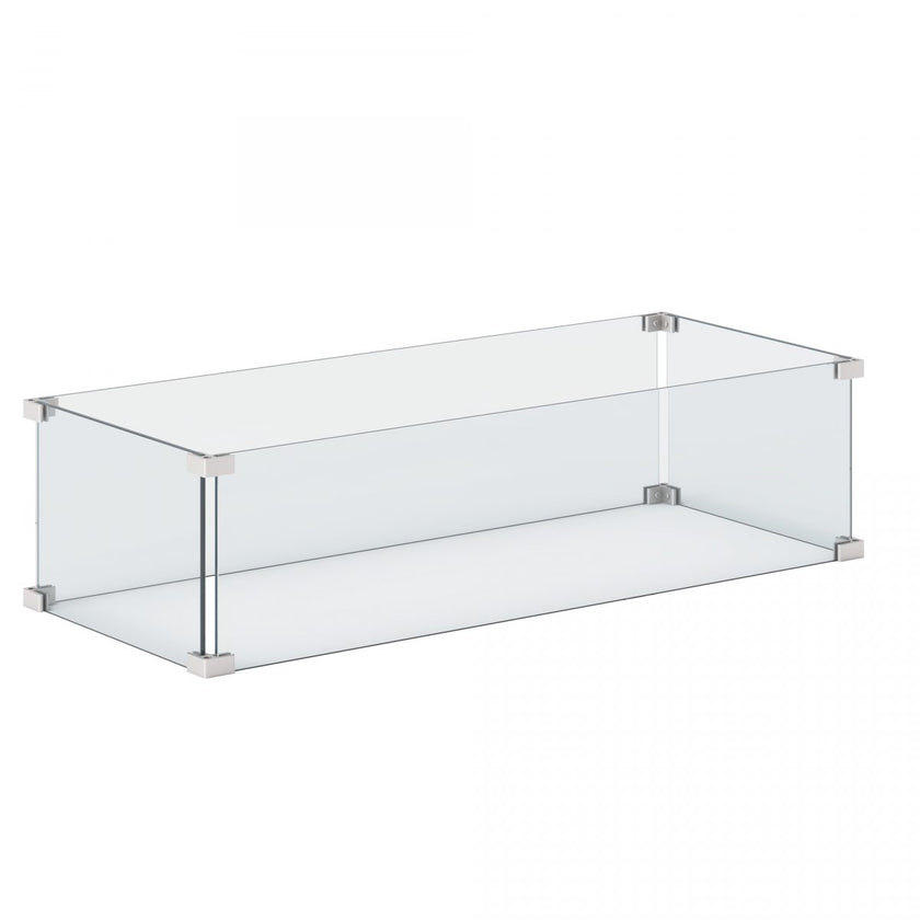 Fire Table Wind Guard (Rectangular)