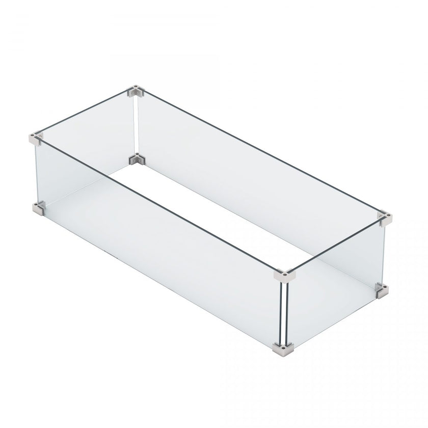 Fire Table Wind Guard (Rectangular)