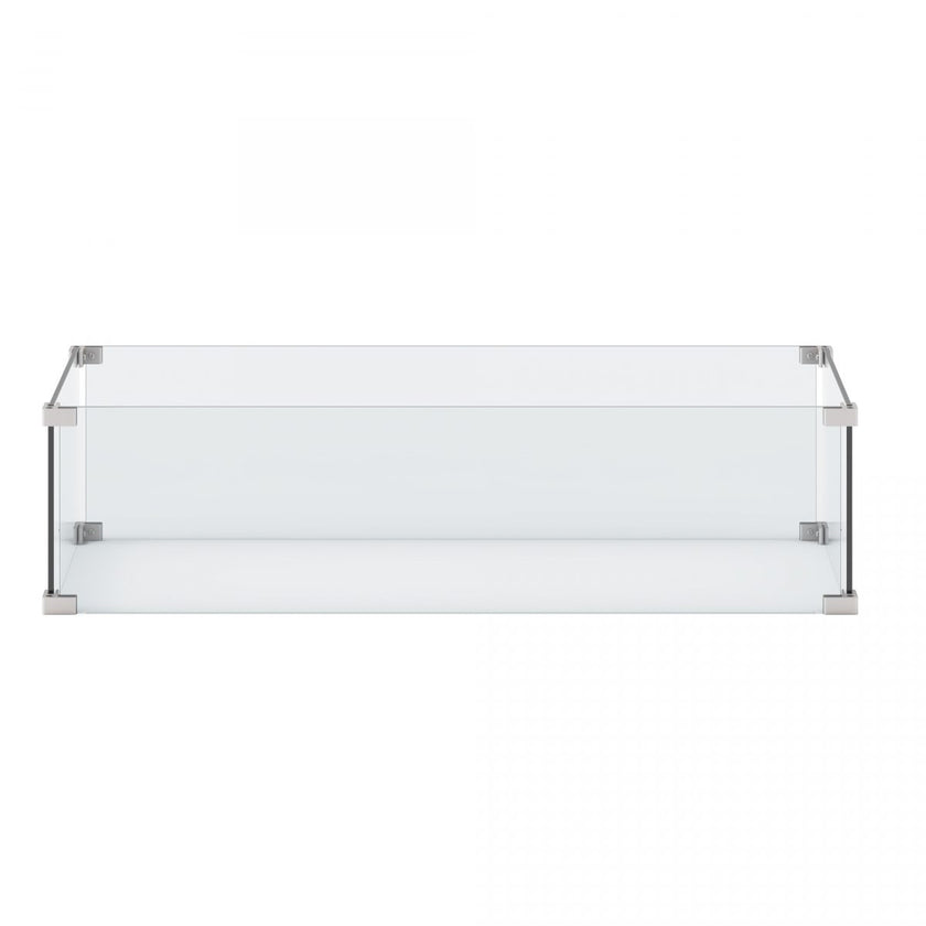 Fire Table Wind Guard (Rectangular)