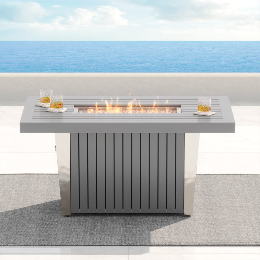 Soho Aluminum Fire Table