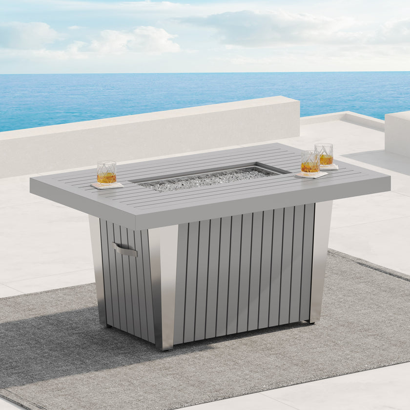 Soho Aluminum Fire Table