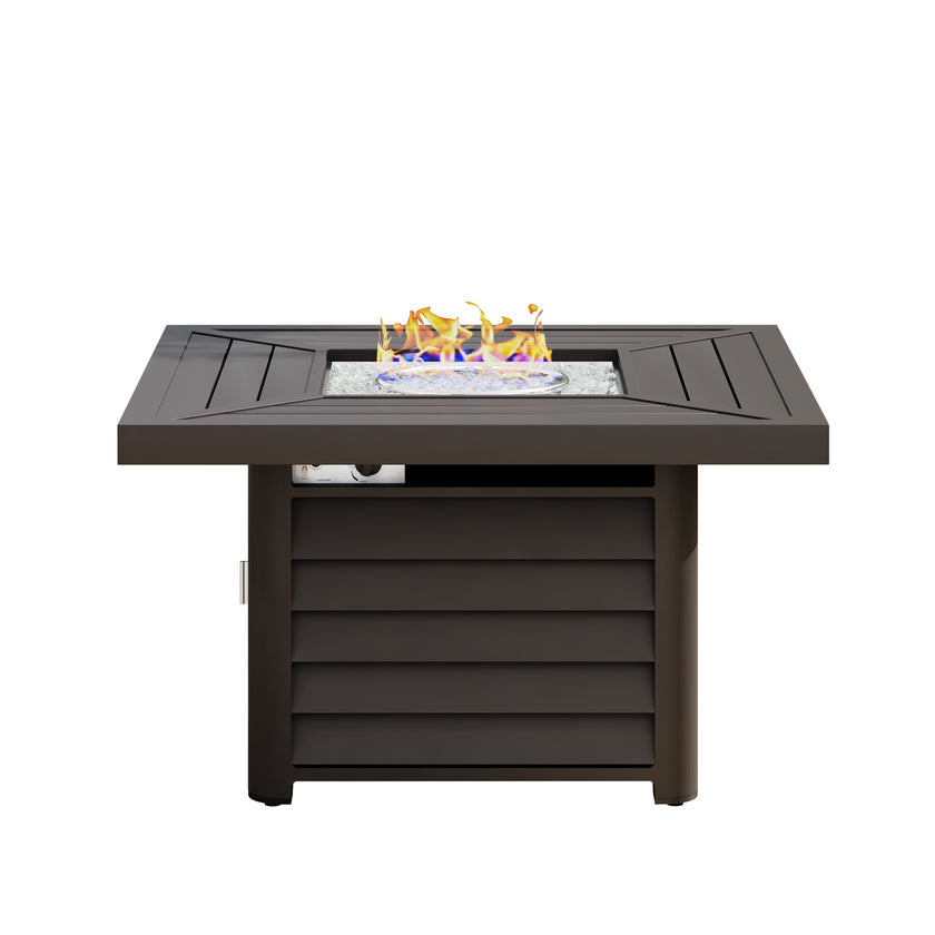 Cyrus Aluminum Square Fire Table