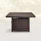 Cyrus Aluminum Square Fire Table