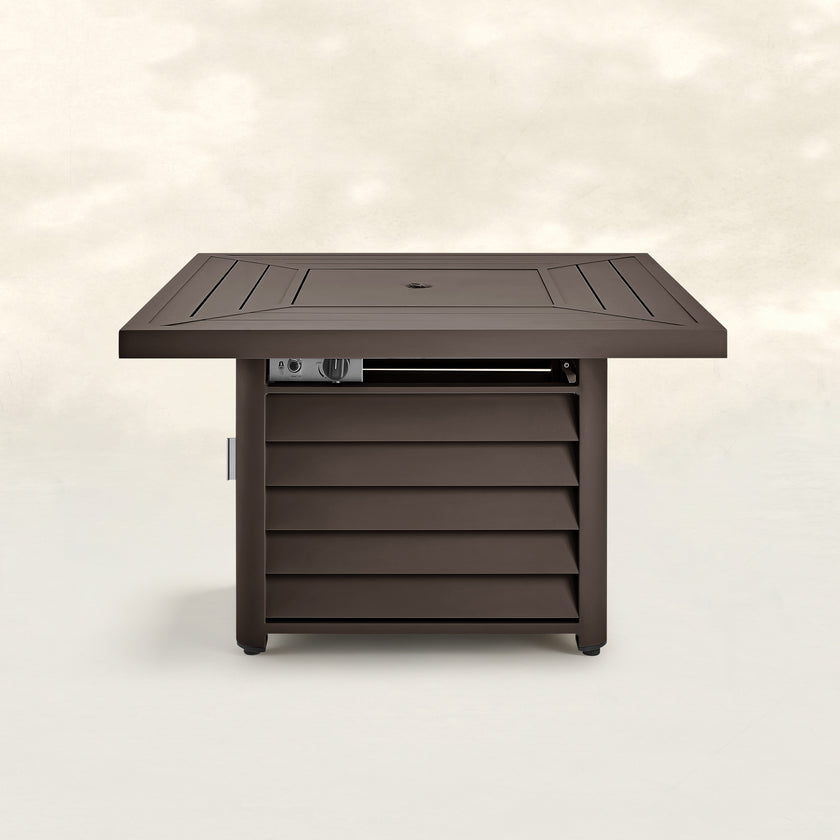Cyrus Aluminum Square Fire Table
