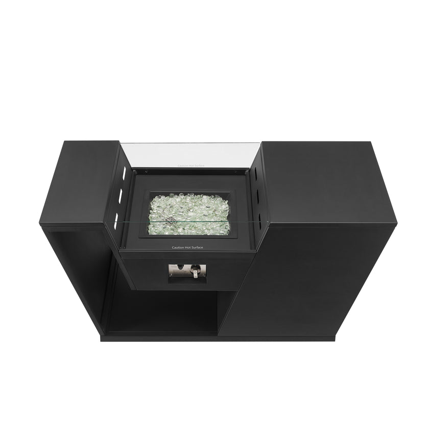 Milan Aluminum Fire Table