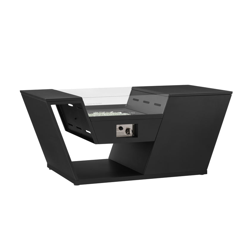 Milan Aluminum Fire Table