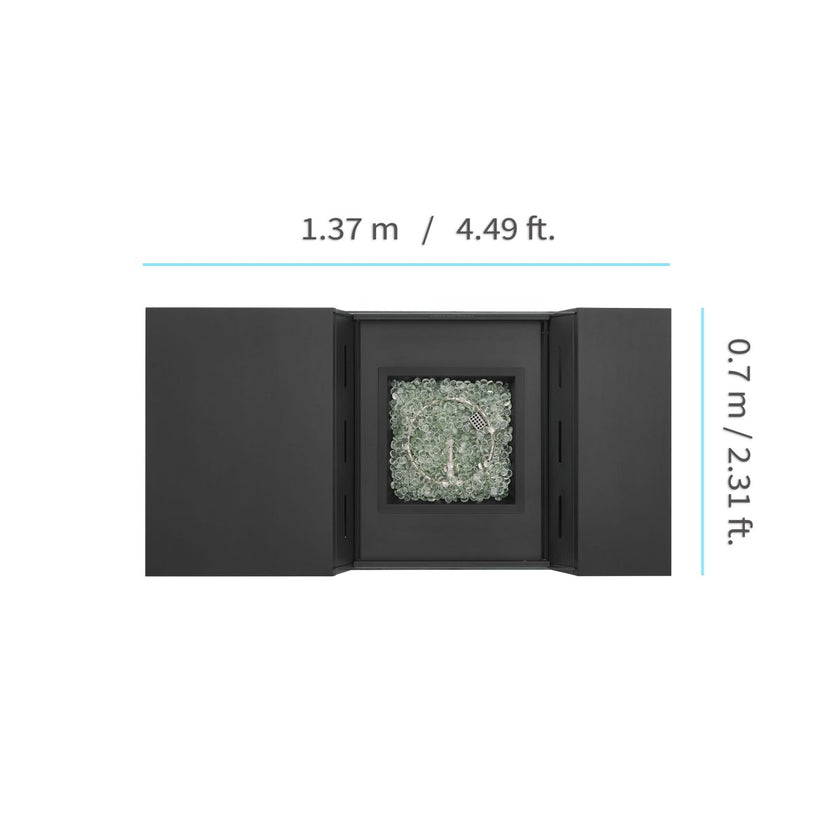 Milan Aluminum Fire Table