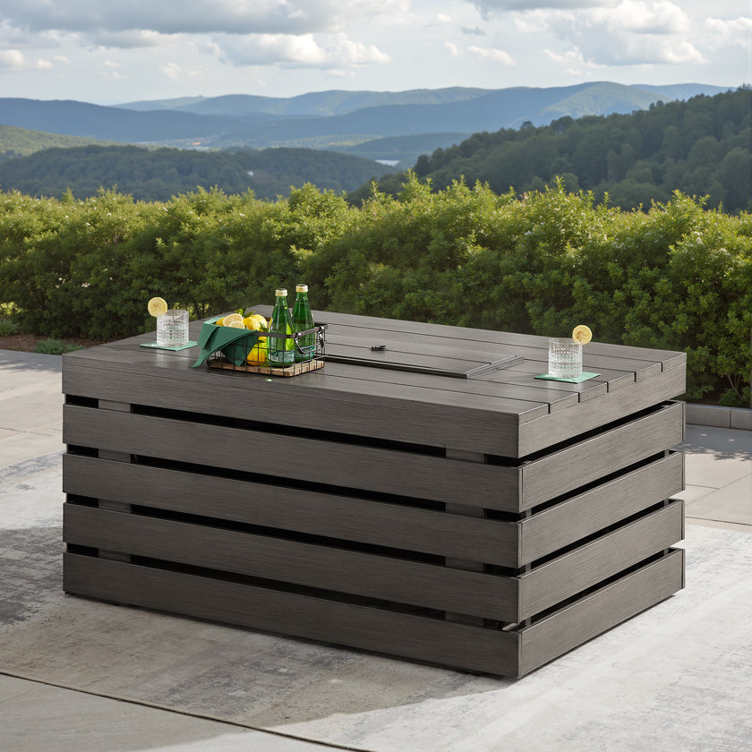 Alora Aluminum Fire Table
