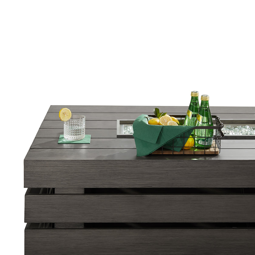 Alora Aluminum Fire Table