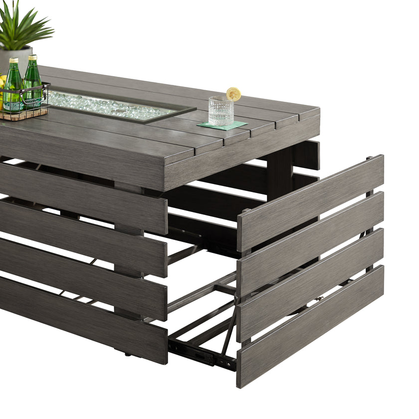 Alora Aluminum Fire Table