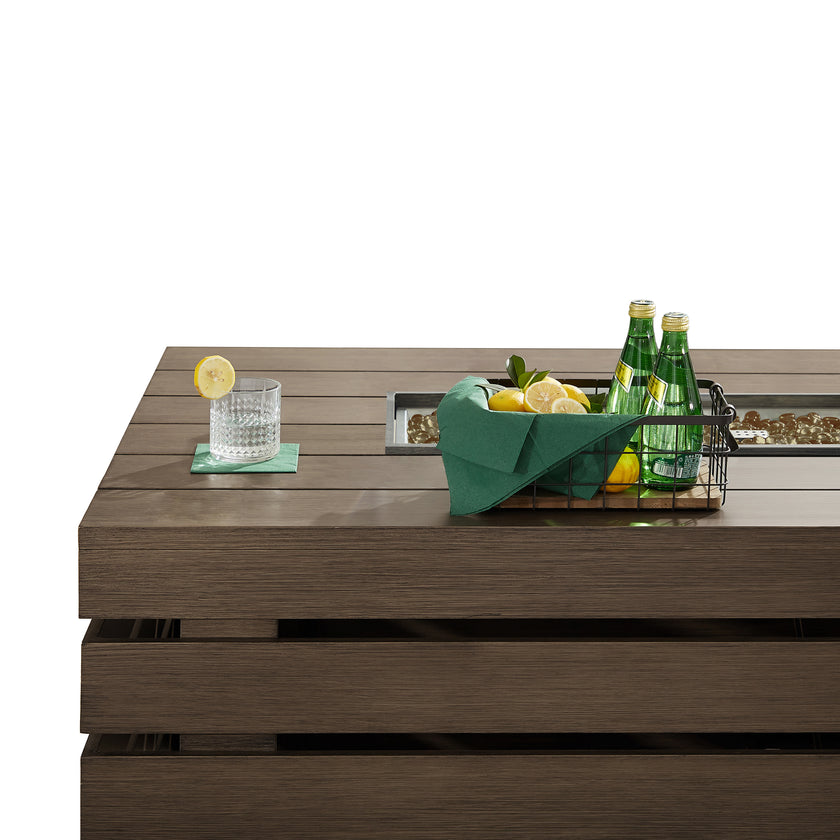 Alora Aluminum Fire Table