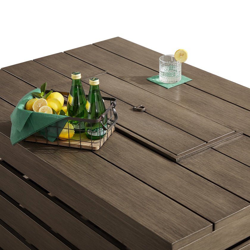 Alora Aluminum Fire Table