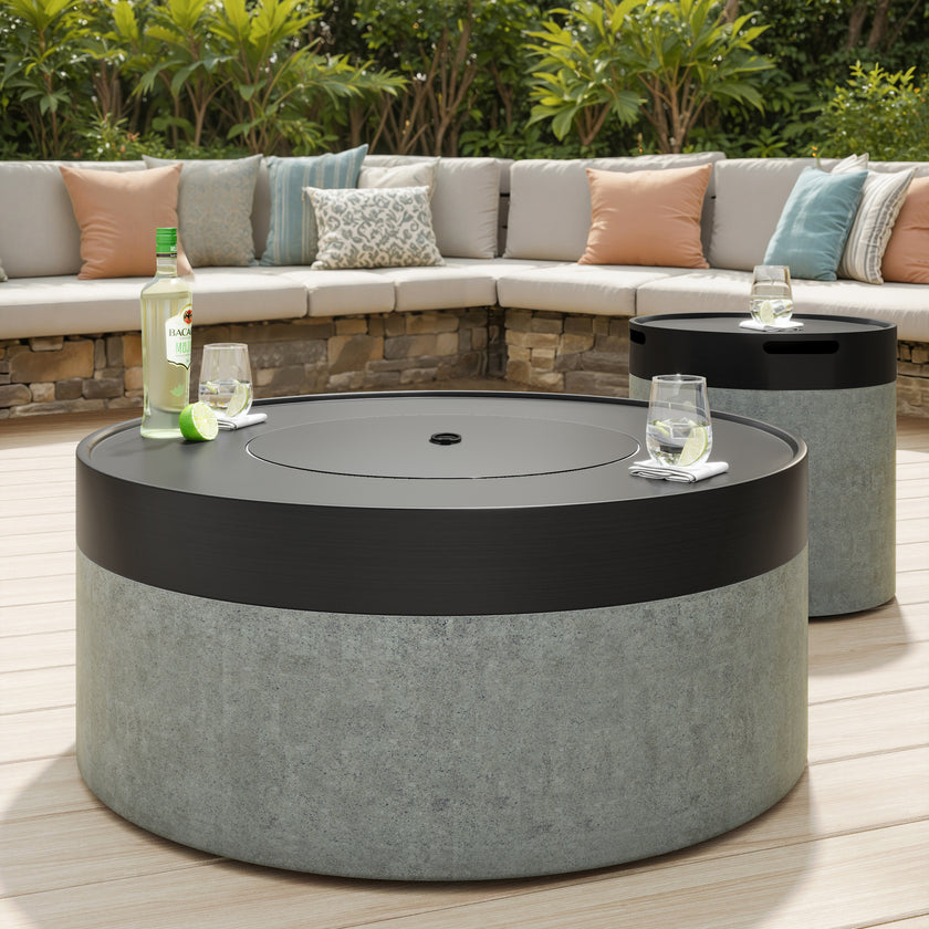 Rae Circular Fire Table