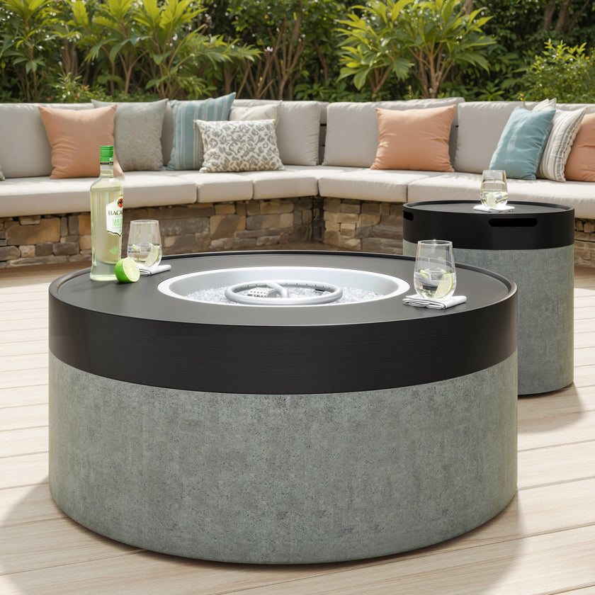Rae Circular Fire Table