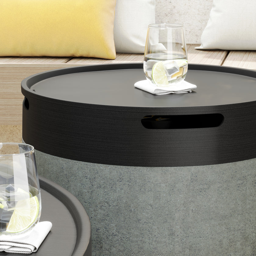 Rae Circular Fire Table
