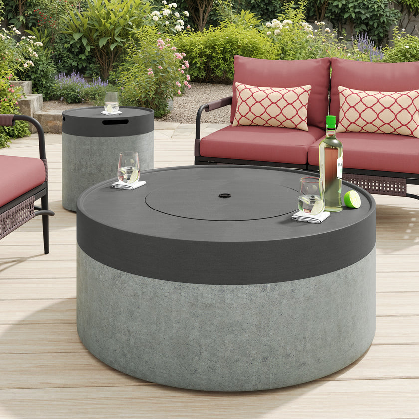 Rae Circular Fire Table