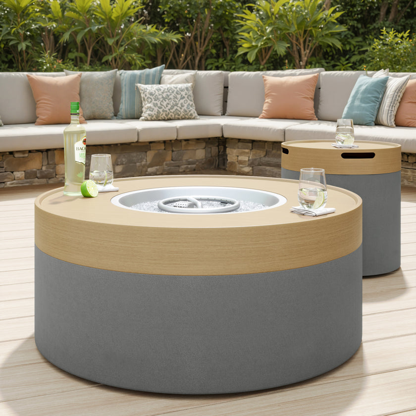 Rae Circular Fire Table