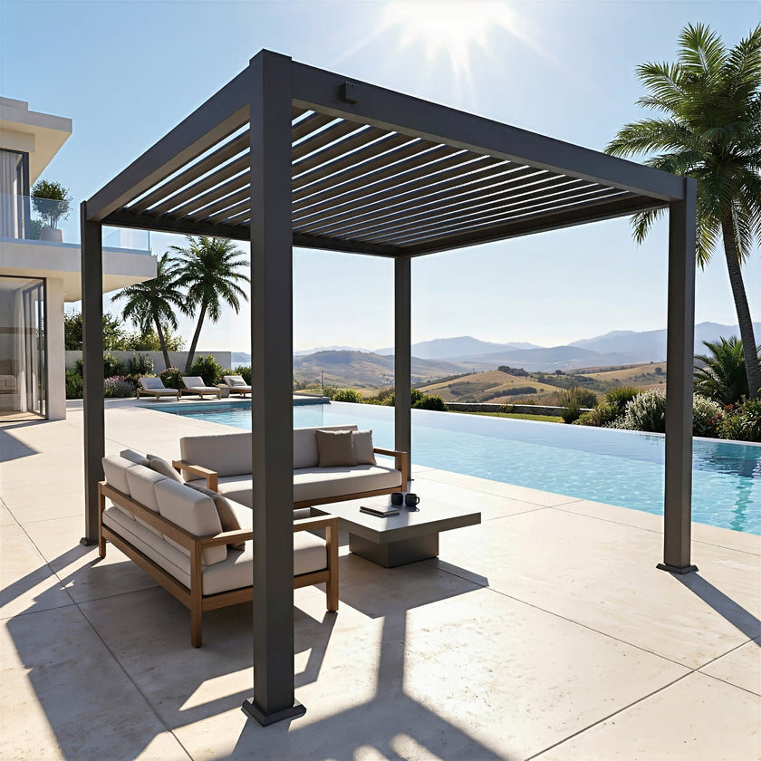 Skye Aluminum Manual Louvered Pergola