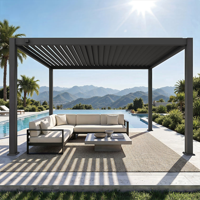 Skye Aluminum Manual Louvered Pergola